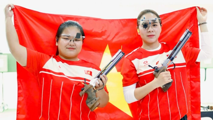 Bắn súng Việt Nam liên tiếp phá hai kỷ lục SEA Games