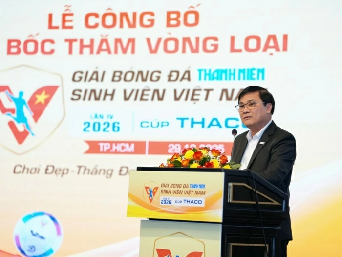 60 đội tranh tài Giải bóng đá Thanh Niên sinh viên Việt Nam lần IV - 2026