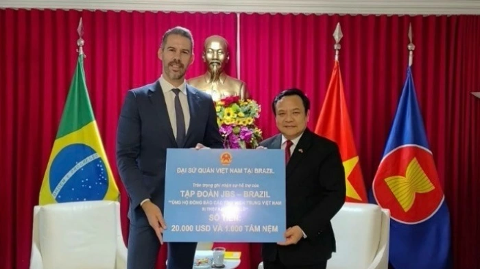 Brazil hỗ trợ nhân đạo khẩn cấp cho miền trung Việt Nam