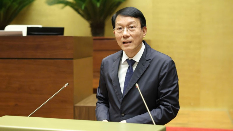 Bộ trưởng Công an Lương Tam Quang. (Ảnh: DUY LINH)
