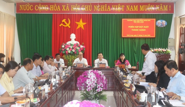 Thường trực HĐND tỉnh tổ chức phiên họp đột xuất tháng 12