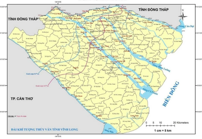  Xâm nhập mặn khả năng bắt đầu từ nửa cuối tháng 12/2025