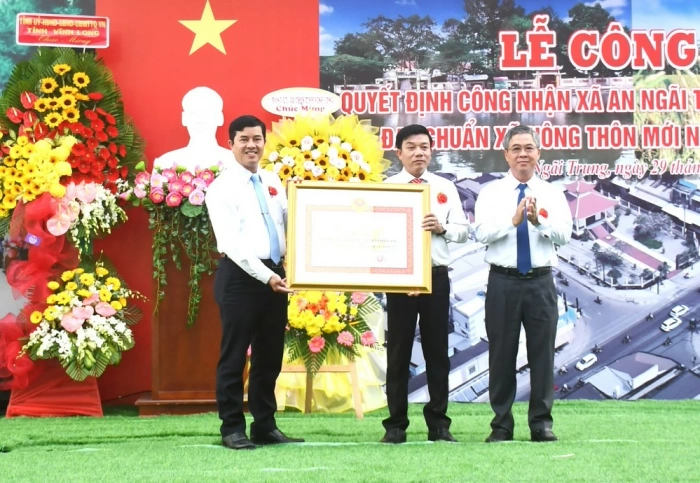 An Ngãi Trung đạt chuẩn nông thôn mới nâng cao năm 2025