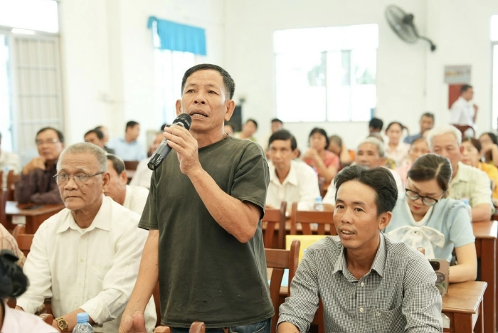 Cử tri phường Thanh Đức kiến nghị nhiều vấn đề dân sinh