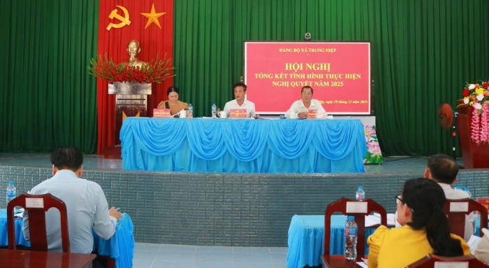 Trung Hiệp thực hiện đạt và vượt 13/13 chỉ tiêu chủ yếu