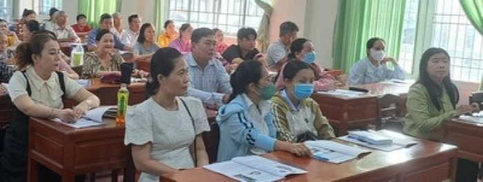 Trang bị kiến thức chăm sóc sức khỏe người cao tuổi cho cán bộ phụ trách dân số