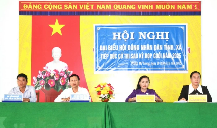 Đại biểu HĐND tỉnh tiếp xúc cử tri tại các địa phương