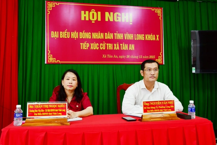 Cử tri xã Tân An kiến nghị nhiều vấn đề liên quan môi trường và chế độ chính sách