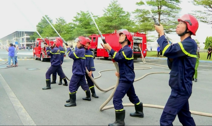 Thực tập phương án chữa cháy tại Công ty TNHH Unisoll Vina