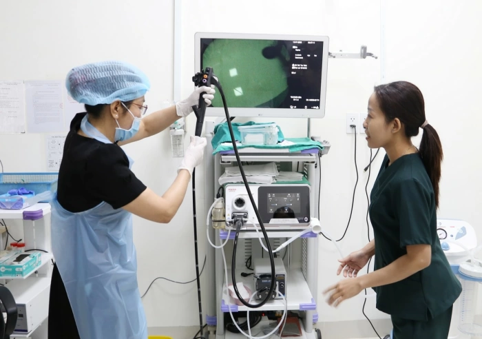41 bác sĩ, điều dưỡng được chuyển giao kỹ thuật nội soi tiêu hóa