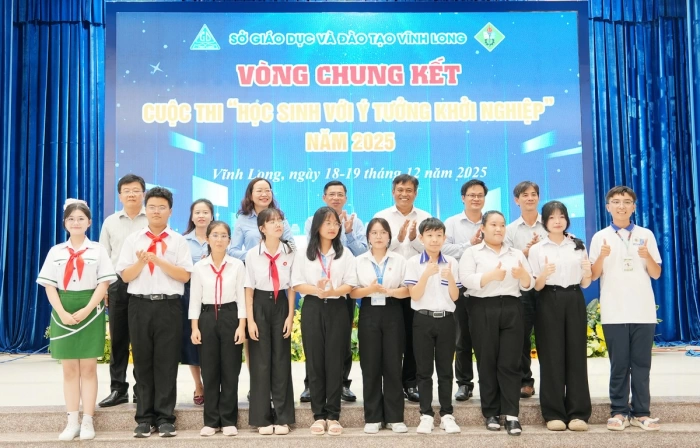 61 cá nhân, 6 tập thể được khen thưởng tại Cuộc thi “Học sinh với ý tưởng khởi nghiệp” năm 2025