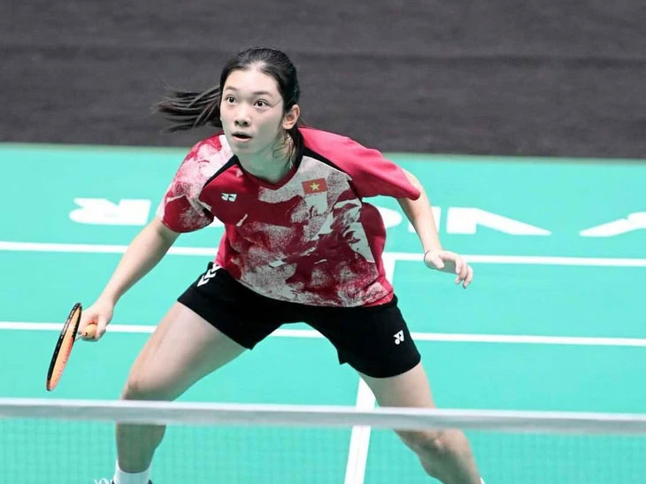 Nguyễn Thị Thu Huyền là tay vợt cầu lông trẻ sáng giá của Việt Nam - Ảnh: THÍCH CẦU LÔNG