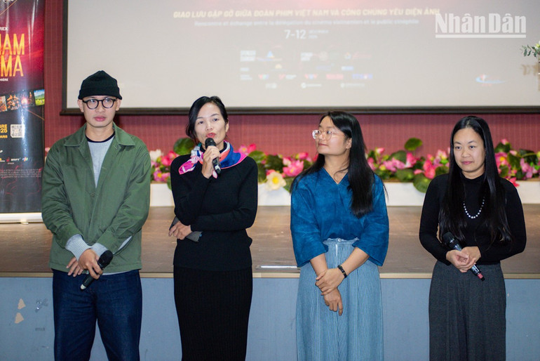 Những nhà sản xuất phim, nhà biên kịch trẻ tài năng hứa hẹn nhiều đóng góp cho điện ảnh Việt Nam trong tương lai. (Ảnh: MINH DUY)