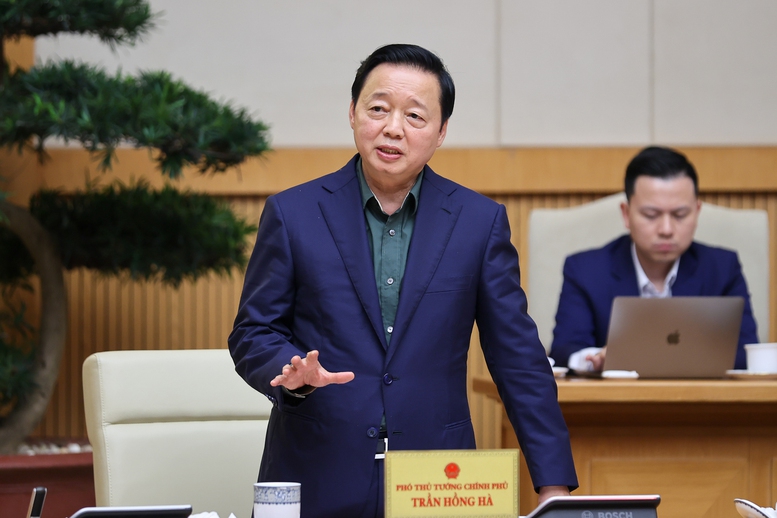 Phó Thủ tướng Trần Hồng Hà phát biểu - Ảnh: VGP/Nhật Bắc

