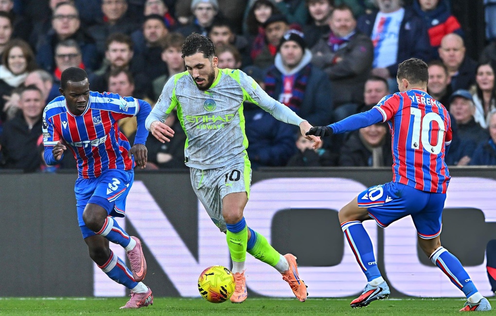 Man City đã vượt qua thử thách trên sân Crystal Palace 3-0 (Ảnh: Getty).

