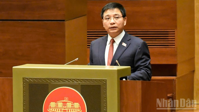 Bộ trưởng Tài chính Nguyễn Văn Thắng. (Ảnh: DUY LINH)