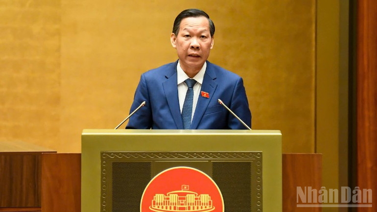 Chủ nhiệm Ủy ban Kinh tế và Tài chính của Quốc hội Phan Văn Mãi. (Ảnh: DUY LINH)