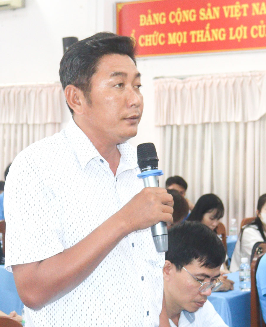 Ông Nguyễn Văn Định. ẢNH:CẨM HUỆ