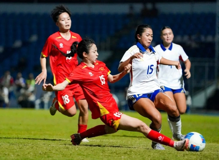 Nữ Việt Nam thua Philippines trên chấm luân lưu, vuột HCV SEA Games 33