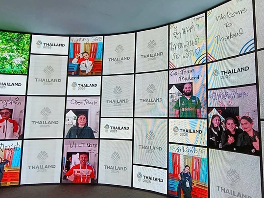 Nhiều hoạt động thú vị được chủ nhà Thái Lan tổ chức trong khu triển lãm - Ảnh: THANH ĐỊNH