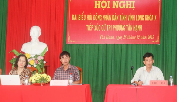 Cử tri phường Tân Hạnh, xã Tân An kiến nghị nhiều vấn đề liên quan môi trường và chế độ chính sách