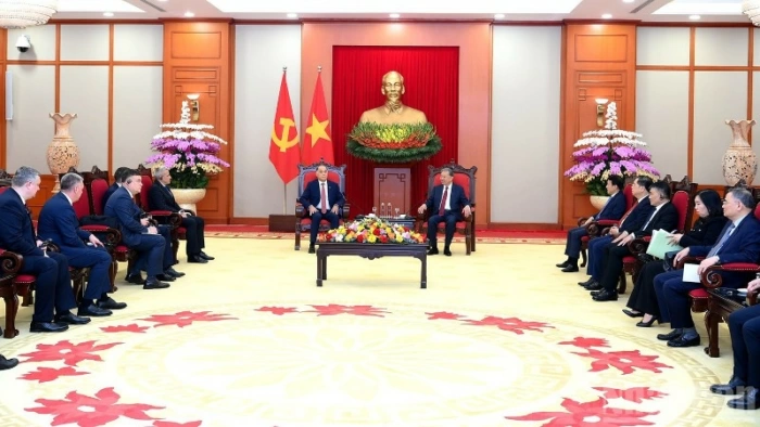 Tổng Bí thư Tô Lâm tiếp Thư ký Hội đồng An ninh Belarus