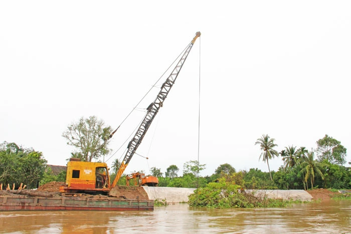 Thiệt hại trên 51 tỷ đồng do thiên tai, triều cường