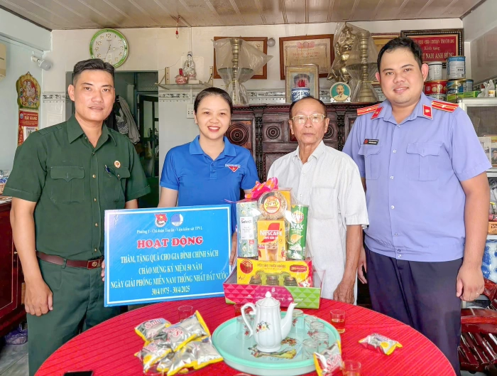 Cựu chiến binh phường Long Châu thi đua góp phần xây dựng quê hương
