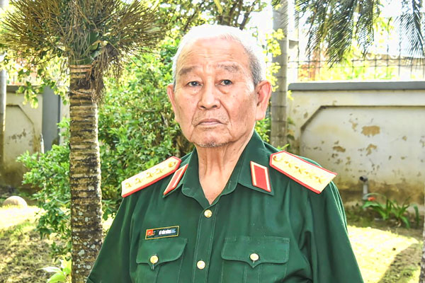 Chân dung Đại tướng Lê Văn Dũng, ảnh chụp tháng 4/2023. Ảnh: CẨM TRÚC

