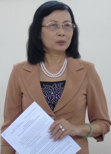 Bà Nguyễn Thị Hữu Thủy.