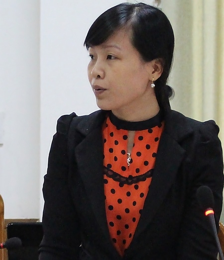 Bà Ngô Thị Hồng Gấm.