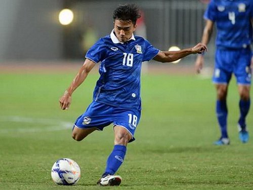 Chanathip hiện là cầu thủ hay nhất Đông Nam Á, tiền vệ tấn công số một của Thái Lan. (Ảnh: Goal Thailand)