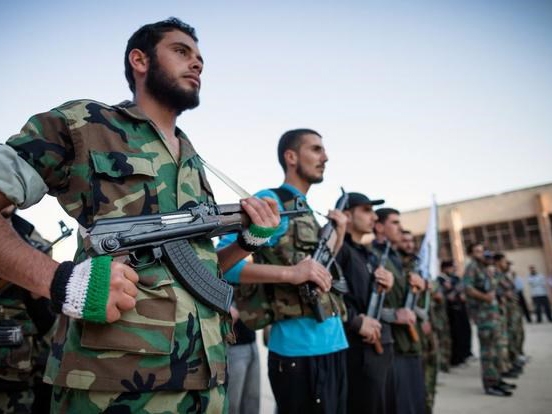 Các tay súng của lực lượng Quân đội Syria Tự do (FSA). (Nguồn: AFP)