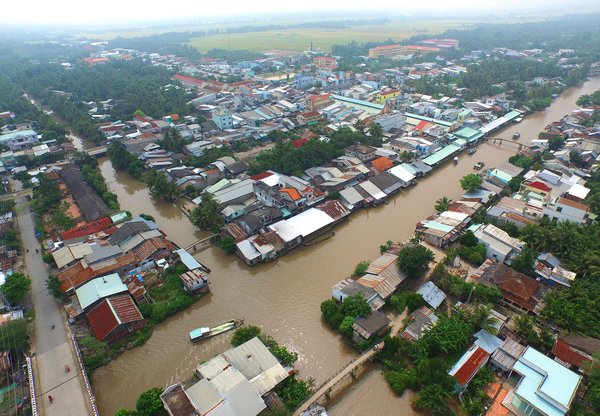 Khu vực Thầy Phó- một yếu khu quân sự xưa- nay là một đô thị dân cư đông đúc.