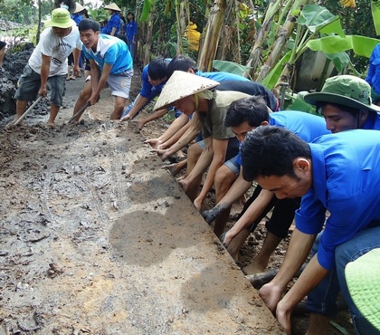 Là cánh tay đắc lực của Đảng, ĐVTN sẽ xung kích, phấn đấu rèn luyện, học tập, lao động và cống hiến sức trẻ góp phần xây dựng quê hương.