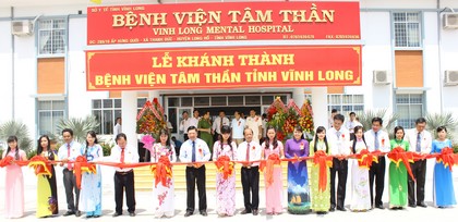 Nghi thức khánh thành Bệnh viện Tâm thần.