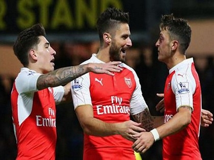 Arsenal vừa có chiến thắng 3-0 trên sân của Watford. (Nguồn: fcbayern.de)