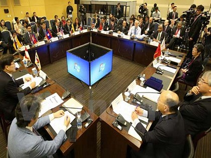 Quang cảnh Hội nghị Bộ trưởng Khoa học, Công nghệ và Đổi mới ASEAN+3. (Ảnh: Phạm Duy/Vietnam+)