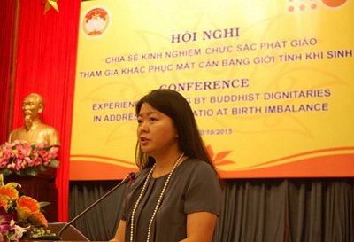 Bà Ritsu Nacken cho biết: Châu Á đang thiếu hụt 117 triệu phụ nữ.