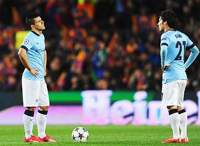  Man City gây thất vọng trong mấy năm đầu tham dự Champions League (Ảnh: Getty Images)