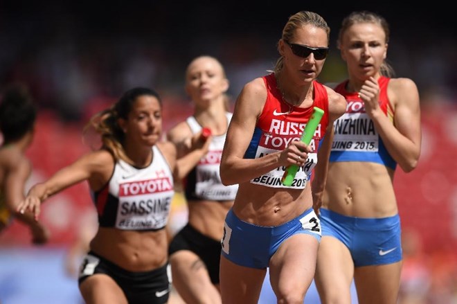 Các vận động viên điền kinh Nga bị cấm thi đấu ở Olympic Rio 2016 (Nguồn: AFP)