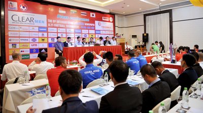 Quang cảnh buổi họp báo.
