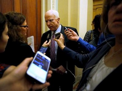  Thượng nghị sỹ đảng Cộng hòa John McCain. (Nguồn: AP)