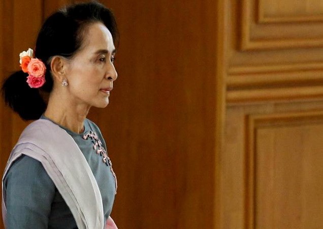 Thủ lĩnh Đảng Liên đoàn quốc gia vì dân chủ (NLD) đối lập Aung San Suu Kyi. (Nguồn: Reuters)