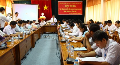Biến đổi khí hậu gây ảnh hưởng lớn đến sản xuất nông nghiệp.