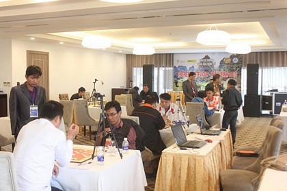 Toàn cảnh giải đấu tại Ninh Bình. (Ảnh ban tổ chức cung cấp)