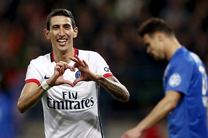 Di Maria khép lại một năm thành công của PSG. Ảnh: Reuters.