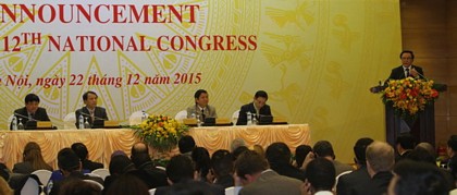 Ban Đối ngoại Trung ương tổ chức cuộc thông báo về Đại hội đại biểu toàn quốc lần thứ XII của Đảng - Ảnh: V.V.T.