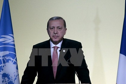 Tổng thống Thổ Nhĩ Kỳ Recep Tayyip Erdogan. (Ảnh: AFP/TTXVN)