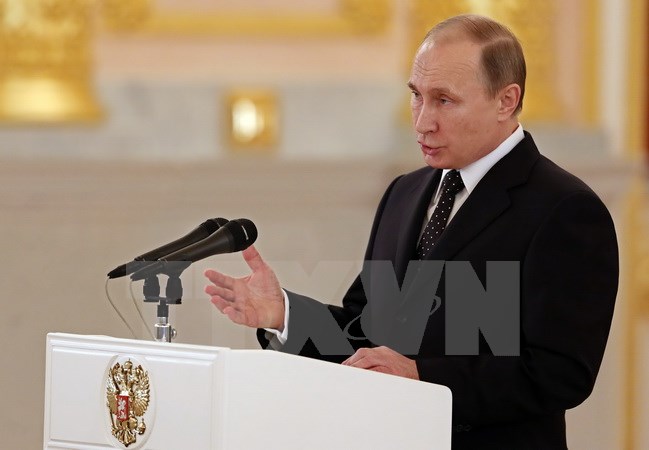 Tổng thống Nga Vladimir Putin. (Nguồn: AFP/TTXVN)